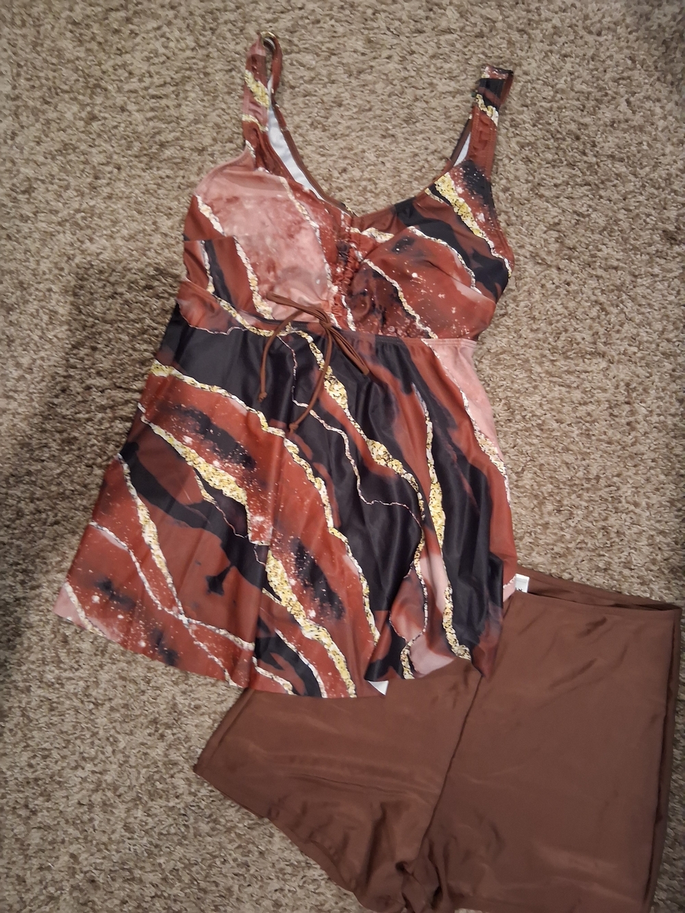 Women’s Tankini Top with Shorts